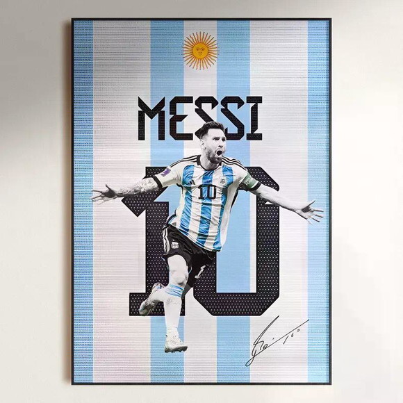 Quadro Futebol Messi