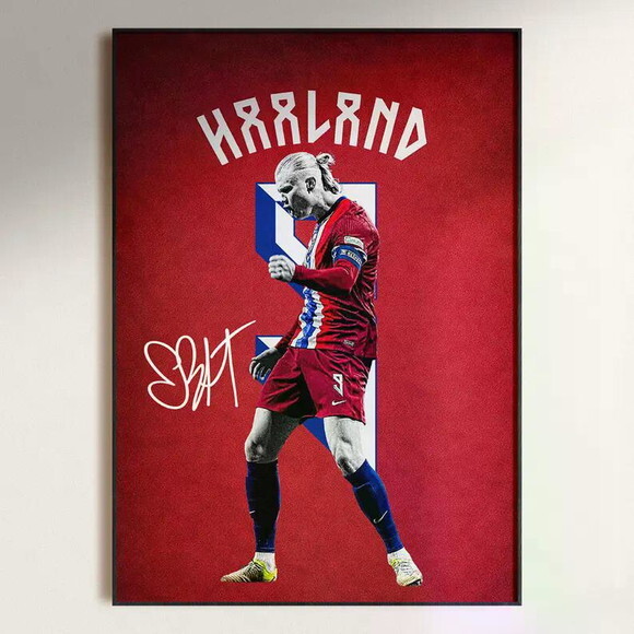Quadro Futebol Haaland
