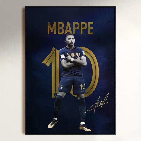 Quadro Futebol Mbappé