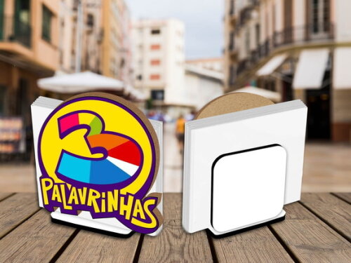 05 Porta Guardanapo Centro de Mesa 3 Palavrinhas