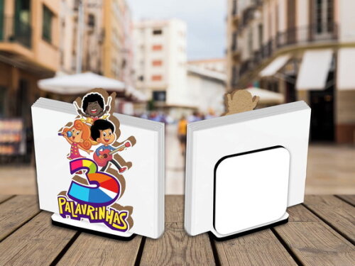 05 Porta Guardanapo Centro de Mesa 3 Palavrinhas