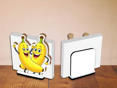 05 Porta Guardanapo Centro de Mesa Banana