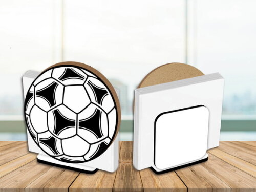 05 Porta Guardanapo Centro de Mesa Bola de Futebol
