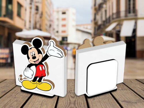 05 Porta Guardanapo Centro de Mesa Mickey