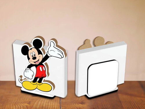 05 Porta Guardanapo Centro de Mesa Mickey