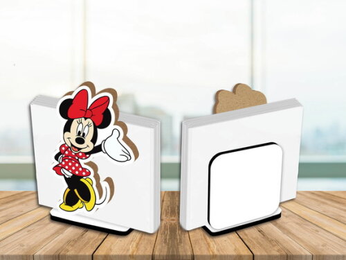 05 Porta Guardanapo Centro de Mesa Minnie