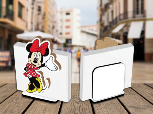 05 Porta Guardanapo Centro de Mesa Minnie