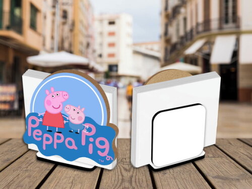05 Porta Guardanapo Centro de Mesa Pepa Pig