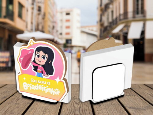 05 Porta Guardanapo Centro de Mesa Turma da Boiadeirinha