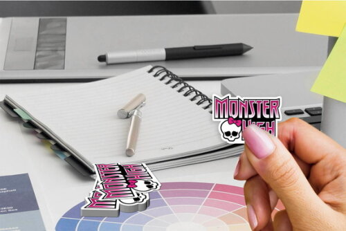Adesivo Personalizado Monster High Kit Kit com 30 Unidades