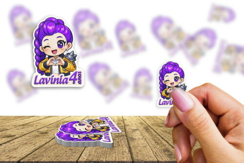 Adesivo Rumi Guerreiras K Pop Kit 30 Unidades