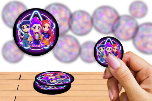 Adesivos Guerreira K Pop Kit 30 Unidades
