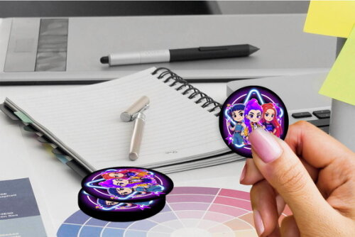 Adesivos Guerreira K Pop Kit 30 Unidades