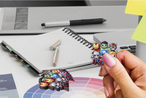 Adesivos Rotulos Avengers Baby Kit 30 Unidades