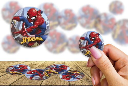 Adesivos Spider Man Kit 30 Unidades