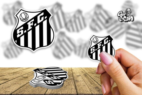 Adesivos Santos Fc 10 Unidades