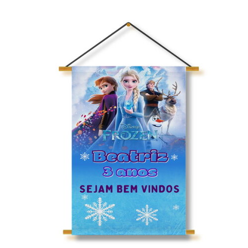 Banner Festa Infantil Frozen