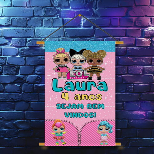Banner Festa Infantil Lol Suprise