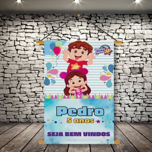 Banner Festa Infantil Maria Clara e Jp