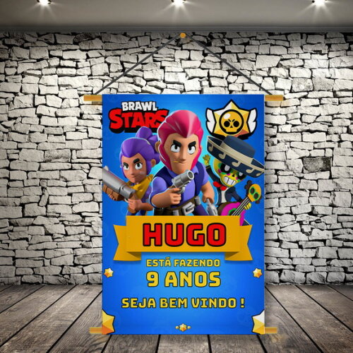 Banner Festa Infantil Brawl Stars