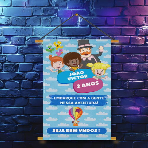 Banner Festa Infantil Mundo Bita