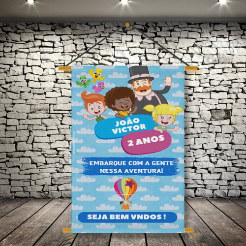 Banner Festa Infantil Mundo Bita