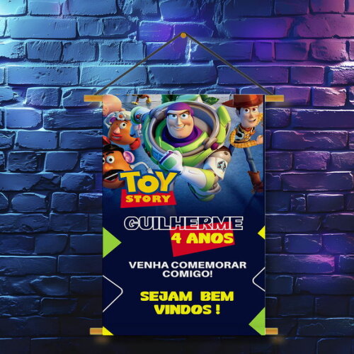 Banner Festa Infantil Toy Story