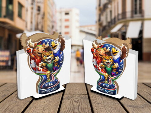 Centro de Mesa Porta Guardanapo Copa do Mundo 2026