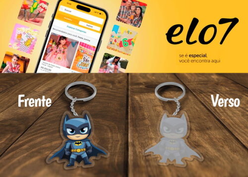 Chaveiro e Lembrancinha Batman