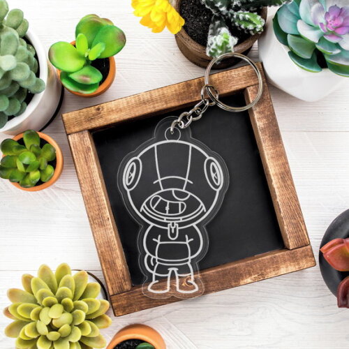 Chaveiro e Lembrancinha Brawl Stars Leon Kit 10 Unidades