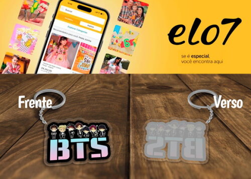 Chaveiro e Lembrancinha Bts