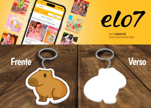 Chaveiro e Lembrancinha Capivara