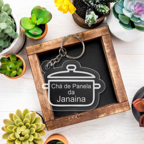 Chaveiro e Lembrancinha Chá de Panela