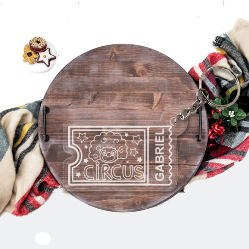 Chaveiro e Lembrancinha Circo Kit com 10 Unidades