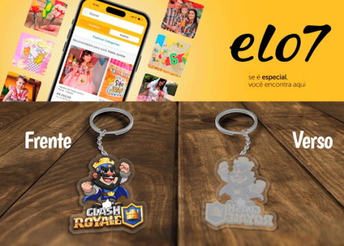 Chaveiro e Lembrancinha Clach Royale