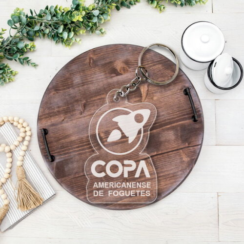 Chaveiro e Lembrancinha Foguete Kit 100 Unidades