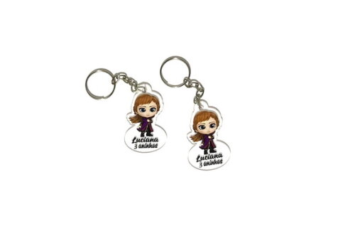Chaveiro e Lembrancinha Frozen Anna