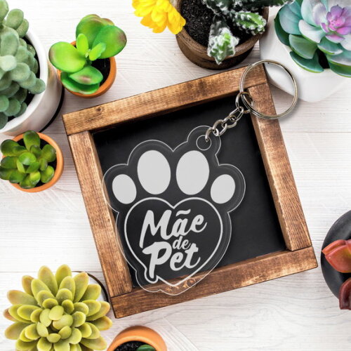 Chaveiro e Lembrancinha Mãe de Pet Kit 10 Unidades