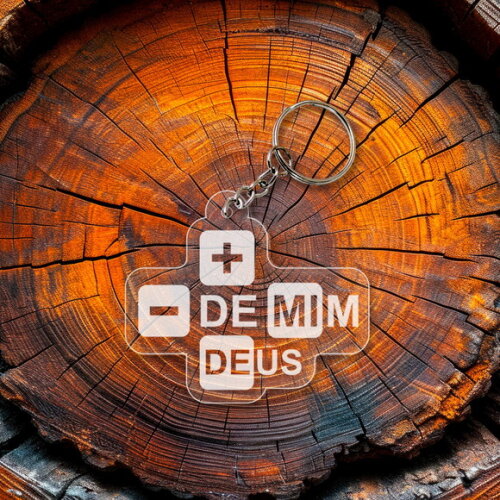 Chaveiro e Lembrancinha Mais de Deus Menos de Mim