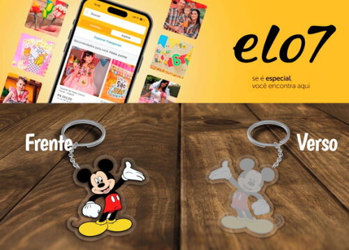 Chaveiro e Lembrancinha Mickey