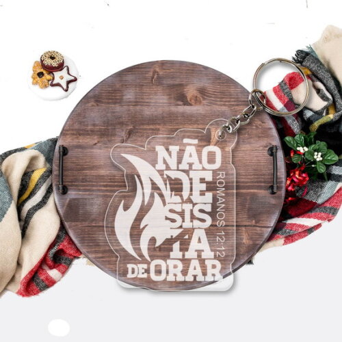 Chaveiro e Lembrancinha Não Desista de Orar