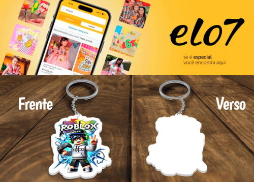 Chaveiro e Lembrancinha Roblox