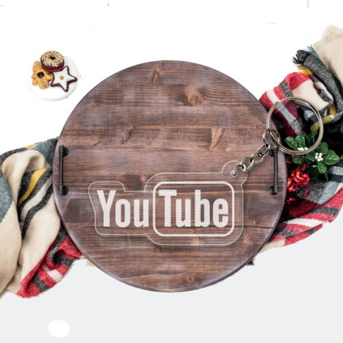 Chaveiro e Lembrancinha Youtube Kit 10 Unidades