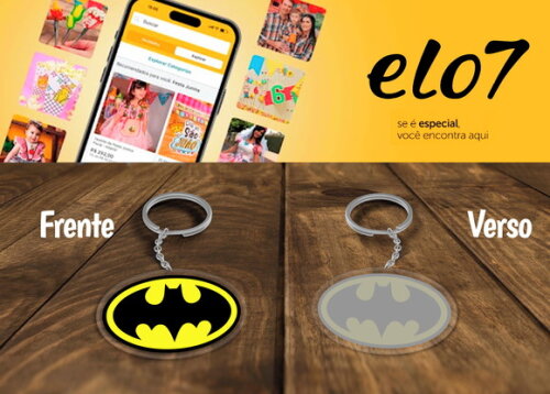 Chaveiro Lembrancinha Batman