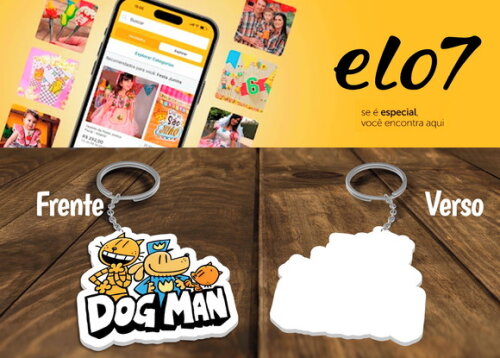 Chaveiro Lembrancinha Dog Man