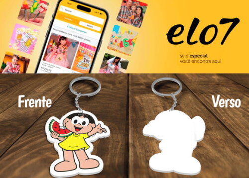 Chaveiro Lembrancinha Magali Melancia