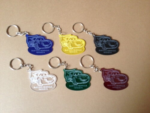 Chaveiros Carros Disney