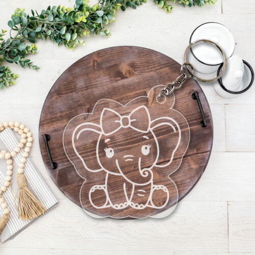 Chaveiros e Lembrancinhas Elefante Menina