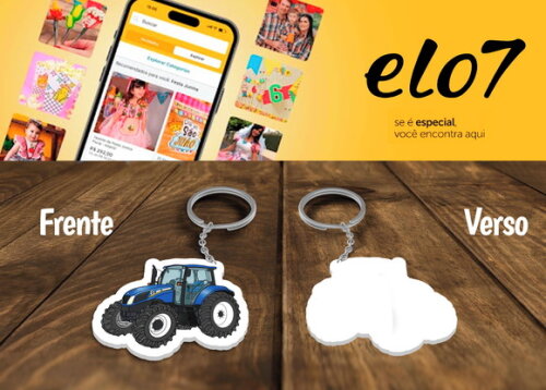 Chaveiros e Lembrancinhas Trator New Holland