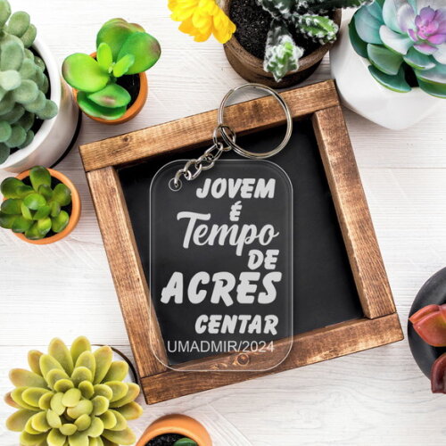 Chaveiros Lembrancinhas Jovem É Tempo de Acrescentar